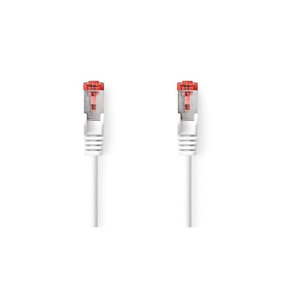 CAT6 Network Cable | RJ45 Male | RJ45 Male | S/FTP | 20.0 m | Round | LSZH | White | Envelope NECCGP85221WT200 Nedis