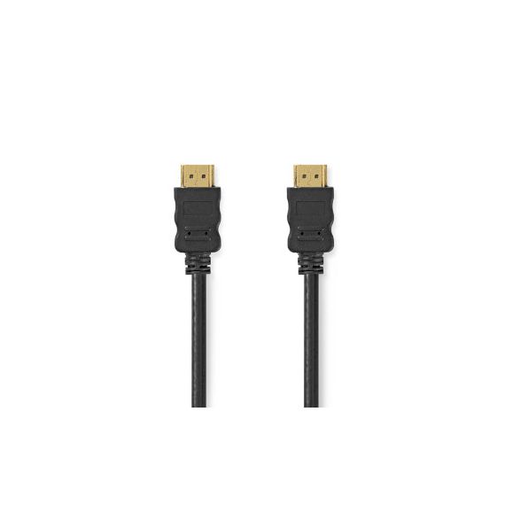 High Speed HDMI Cable with Ethernet | HDMI Connector | HDMI Connector | 4K@30Hz | ARC | 10.2 Gbps | 7.50 m | Round | PVC | Black | Blister NECVGB34000BK75 Nedis