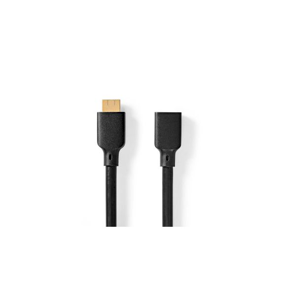 Ultra High Speed HDMI Cable | HDMI Connector | HDMI Output | 8K@60Hz | 48 Gbps | 2.00 m | Round | 7.9 mm | Black | Box NECVGB35090BK20 Nedis