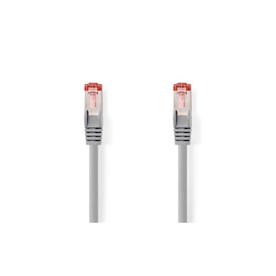 CAT6 Network Cable | RJ45 Male | RJ45 Male | S/FTP | 30.0 m | Round | LSZH | Grey | Label NECCGL85221GY300 Nedis