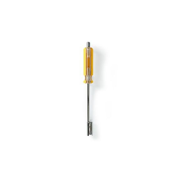 Antenna Cable Installation Tool | Screw Driver | Transparent / Yellow | ABS NECSGG49550YE Nedis