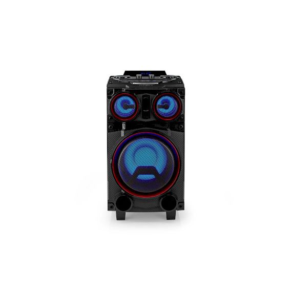 Bluetooth® Party Speaker | Maximum battery play time: 6.5 hrs | 120 W | Carrying handle | Party lights | Equalizer | Black NESPPT800BK Nedis