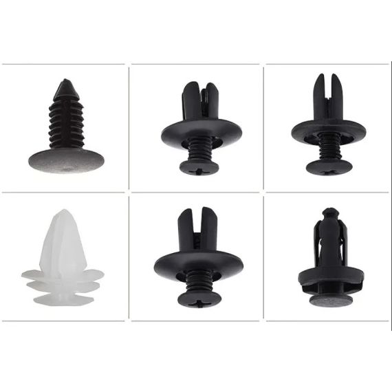 Set di rivetti in platica HE26 100 pezzi WB1735 