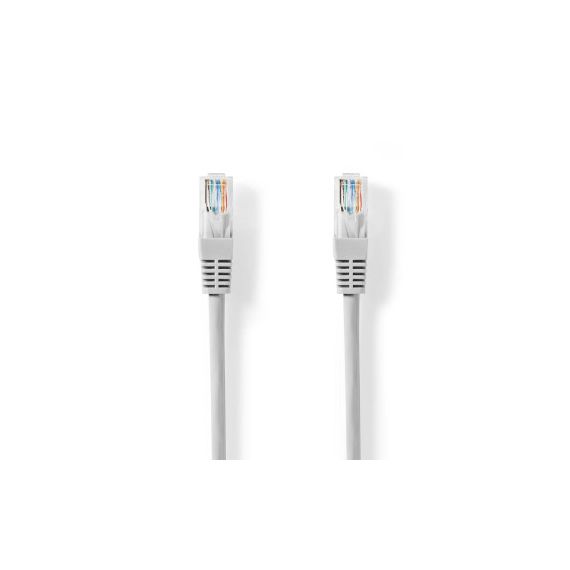 CAT5e Network Cable | U/UTP | RJ45 Male | RJ45 Male | 0.50 m | Round | PVC | Grey | Label NECCGL85101GY05 Nedis