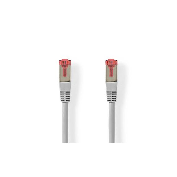 CAT6 Network Cable | RJ45 Male | RJ45 Male | SF/UTP | 2.00 m | Round | PVC | Grey | Label NECCGL85220GY20 Nedis