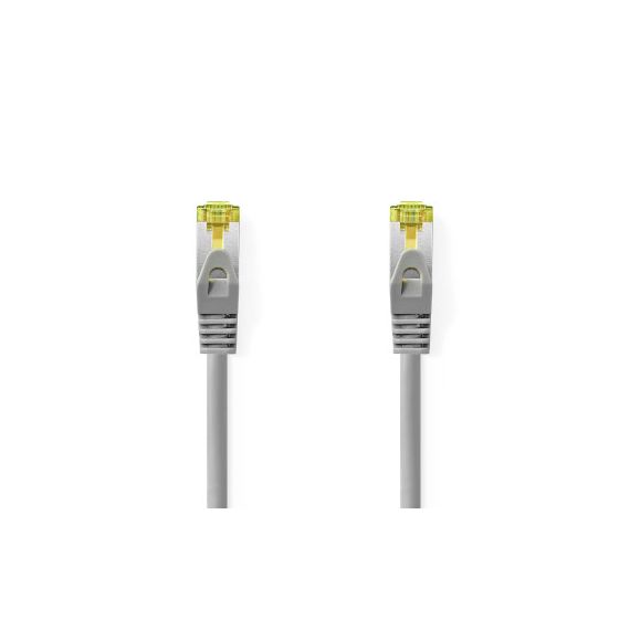 Cat 8.1 Network Cable | S/FTP | RJ45 Male | RJ45 Male | 1.00 m | Round | LSZH | Grey | Label NECCGL85520GY10 Nedis