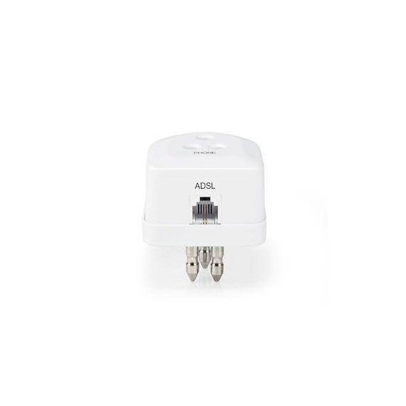 Telecom Wall Plug | RJ11 | Italy Male | RJ11 Female | White NECTGB909027WT Nedis