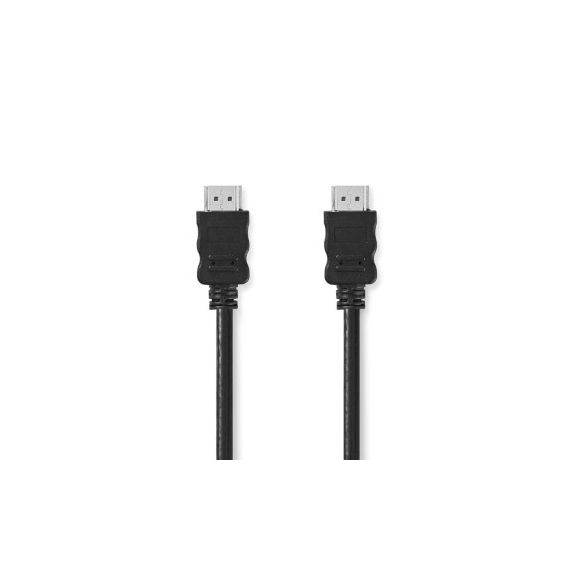 High Speed HDMI Cable with Ethernet | HDMI Connector | HDMI Connector | 4K@30Hz | ARC | 10.2 Gbps | 15.0 m | Round | PVC | Black | Label NECVGL34002BK150 Nedis