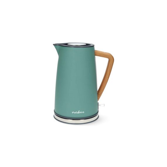Electric Kettle | 1.7 l | Soft-Touch | Green | Rotatable 360 degrees | Concealed heating element | Strix® controller | Boil-dry protection NEKAWK510EGN Nedis