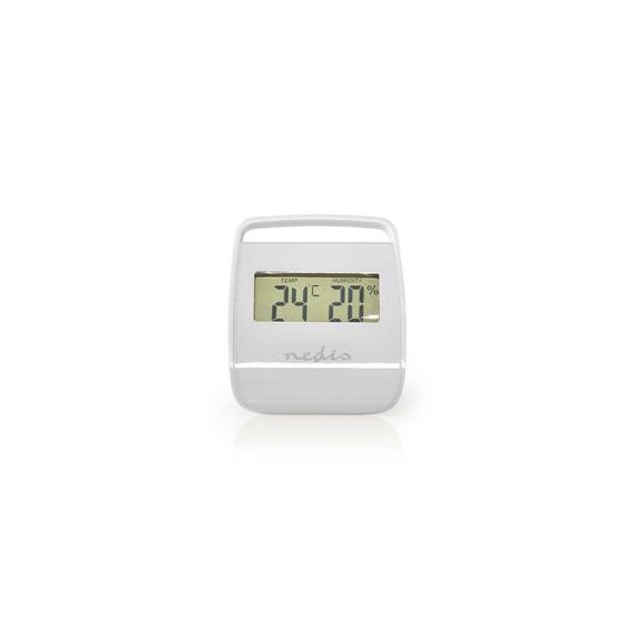 Digital Thermometer | Indoor | Indoor temperature | Indoor humidity | White NEWEST100WT Nedis