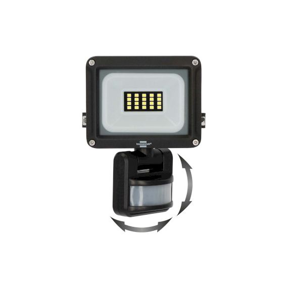 LED Spotlight JARO 1060 P (LED Floodlight for wall mounting for outdoor IP65, 10W, 1150lm, 6500K, with motion detector) NE1171250142 Brennenstuhl
