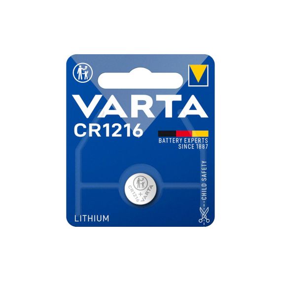 Lithium Battery CR1216 1-Blister NE6216101401 Varta