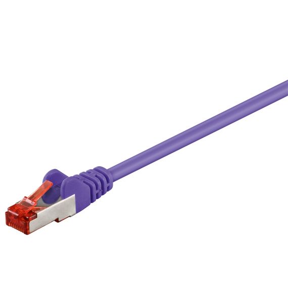 CAT 6 cavo patch, S/FTP (PiMF), viola, 2 m WE93539 Goobay