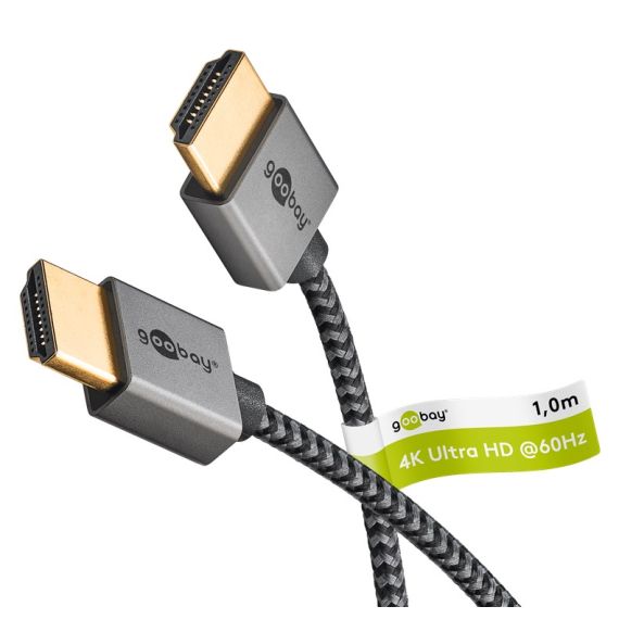 Cavo HDMI ad alta velocità con Ethernet slim WE75752 Goobay