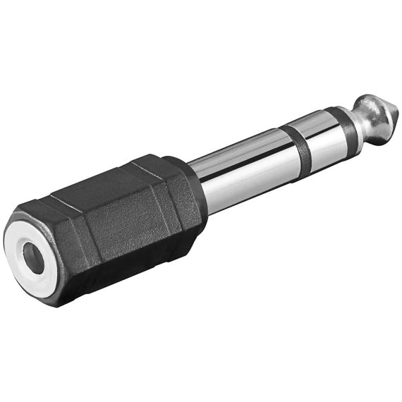 Adattatore cuffie, jack AUX da 6,35 mm a 3,5 mm WE11100 Goobay