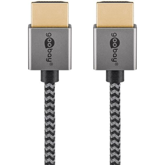 Slim cavo HDMI ad altissima velocità WE75758 Goobay