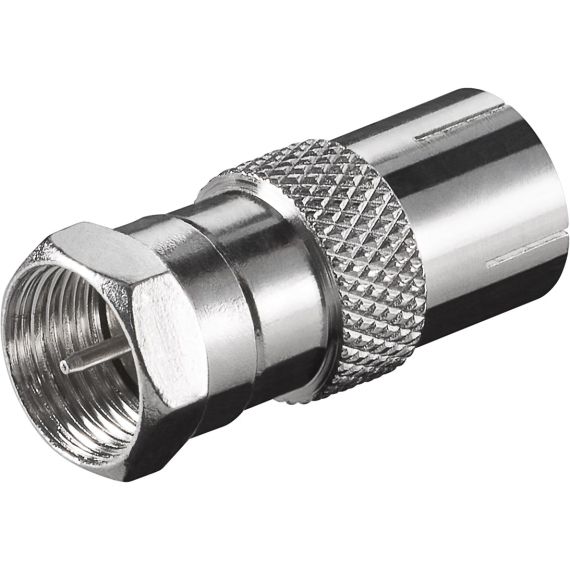 Adattatore F: spina F > presa coassiale WE11624 Goobay