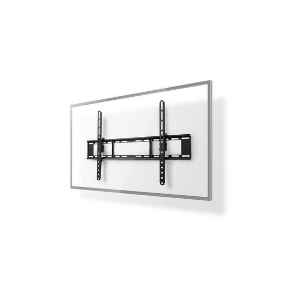 Tiltable TV Wall Mount | 37 - 70 " | Maximum supported screen weight: 35 kg | Tiltable: 20 ° | Minimum wall distance: 38 mm | Steel | Black NETVWM1151BK Nedis