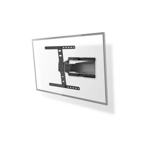 Full Motion TV Wall Mount | 43 - 90 " | Maximum supported screen weight: 50 kg | Tiltable | Rotatable | Minimum wall distance: 19.6 mm | 2 Pivot point(s) | ABS / Metal | Black NETVWM5560BK Nedis