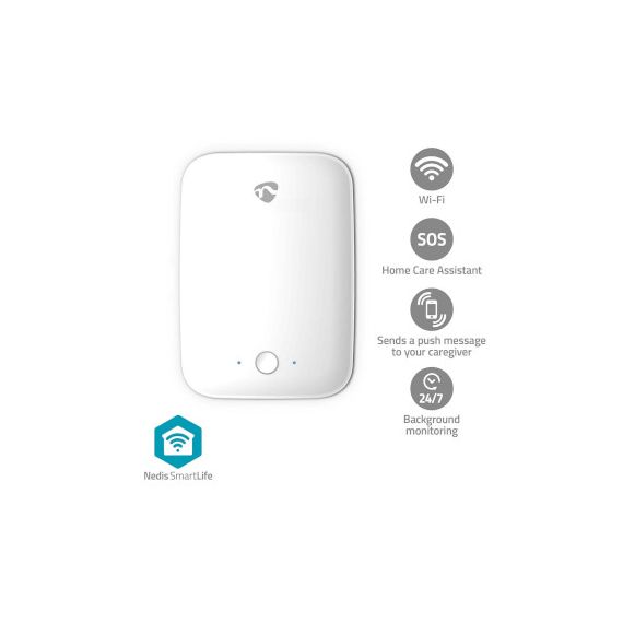 Fall Detector | Wi-Fi | Detection range: 7 m | Effective field of view (horizontal): ±45° | Effective field of view (vertical): ±45° | IP54 | White NEWIFIFD10WT Nedis