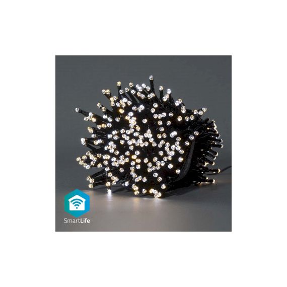 SmartLife Christmas Lights | String | Wi-Fi | Warm to Cool White | 400 LED's | 20.0 m | Android / IOS NEWIFILX02W400 Nedis