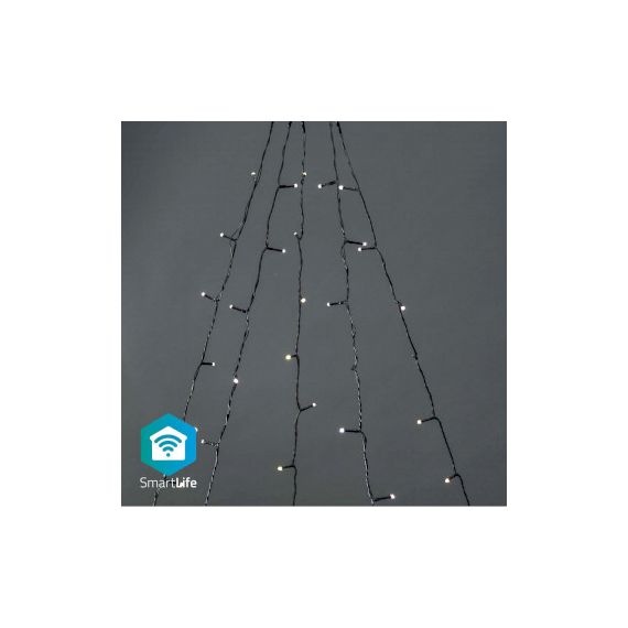 SmartLife Christmas Lights | Tree | Wi-Fi | Warm White | 200 LED's | 20.0 m | 5 x 4 m | Android / IOS NEWIFILXT11W200 Nedis