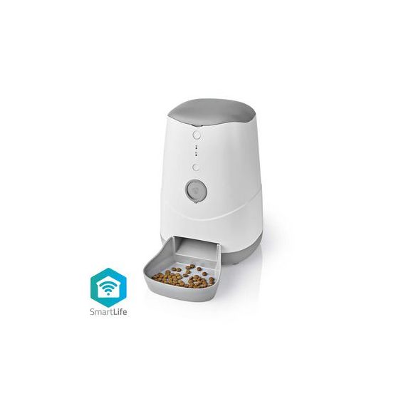 SmartLife Pet Food Dispenser | Automatic Dog and Cat Feeder | Wi-Fi | 3.7 l | Android / IOS NEWIFIPET10CWT Nedis