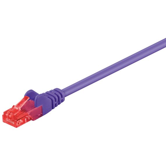 CAT 6 cavo patch, U/UTP, viola WE95260 Goobay