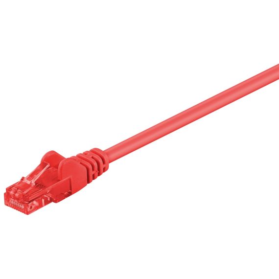 CAT 6 cavo patch, U/UTP, rosso WE68436 Goobay