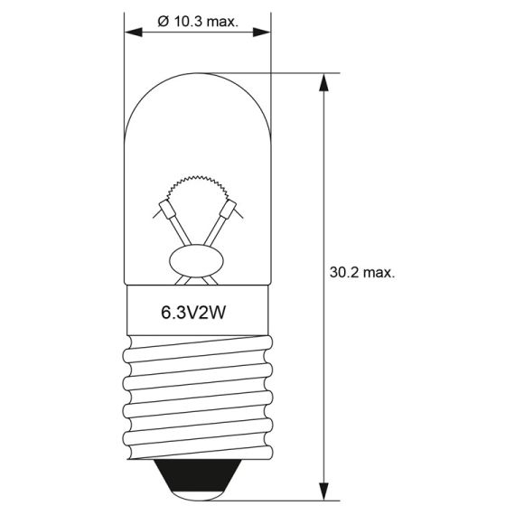 Lampada tubolare, 2 W WE9599 Goobay