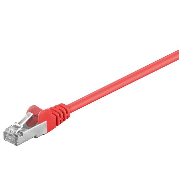 CAT 5e cavo patch, F/UTP, rosso, 0,5 m WE50150 Goobay