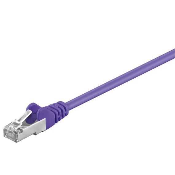 CAT 5e cavo patch, SF/UTP, viola, 1,5 m WE95552 Goobay