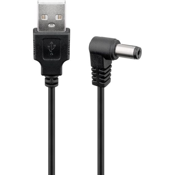Cavo USB a DC 5,5 x 2,5 mm, 1 m WE55155 Goobay