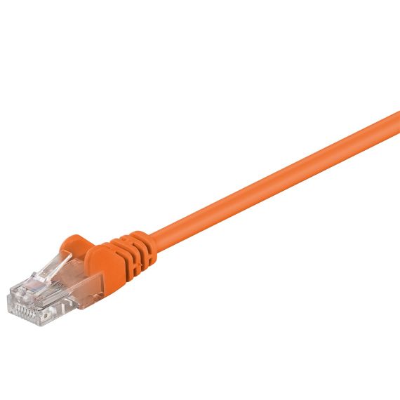 CAT 5e cavo patch, U/UTP, arancione, 5 m WE95239 Goobay