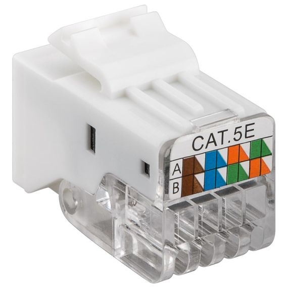Modulo Keystone RJ45 CAT 5e, UTP, 100 MHz WE95739 Goobay