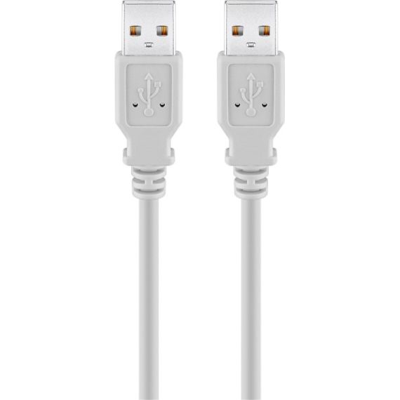 Cavo USB tipo A ad alta velocità 2.0 1,8 m, grigio WE93375 Goobay