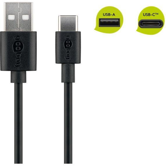 Cavo di ricarica e sincronizzazione USB-C (USB-A > USB-C) WE38675 Goobay