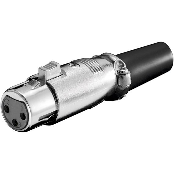 Presa XLR per microfono, 3 Pin WE11223 Goobay