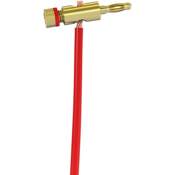 Spina a banana con connessione a vite WE11684 Goobay