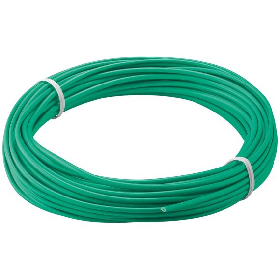 Filo di rame isolato, 10 m, Verde WE55042 Goobay
