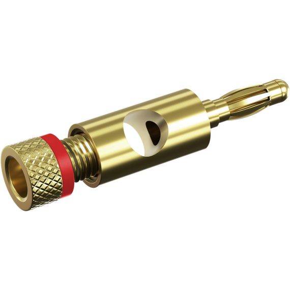 Spina a banana con connessione a vite WE11684 Goobay