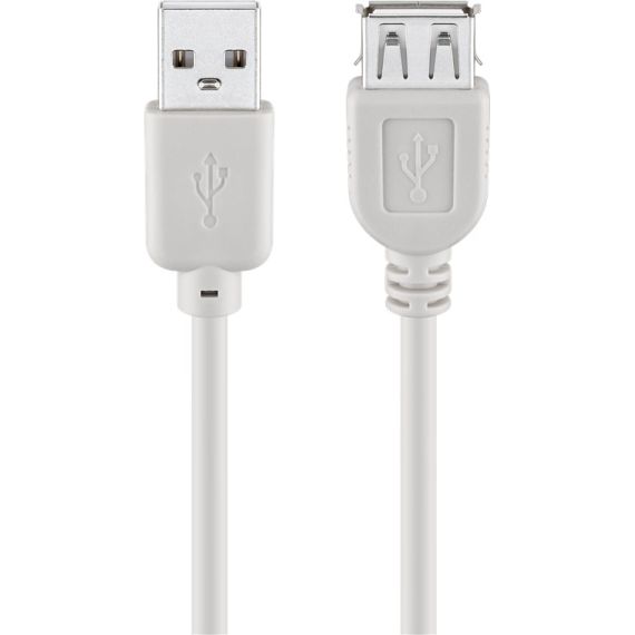Cavo prolunga USB 2.0 ad alta velocità, grigio WE50960 Goobay