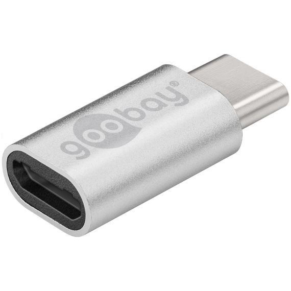 Adattatore da USB-C a USB 2.0 Micro tipo B, argento WE56636 Goobay