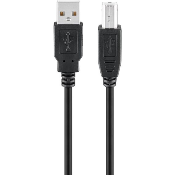 Cavo USB 2.0 ad alta velocità, nero WE68900 Goobay