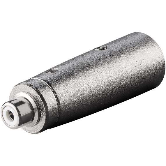 Adattatore XLR, da presa RCA a spina XLR WE27458 Goobay