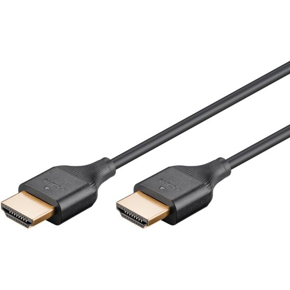 Slim Cavo HDMI ad alta velocità con Ethernet WE75293 Goobay
