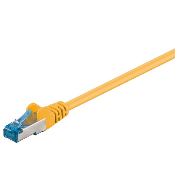 CAT 6A cavo patch, S/FTP (PiMF), giallo, 1,5 m WE95601 Goobay