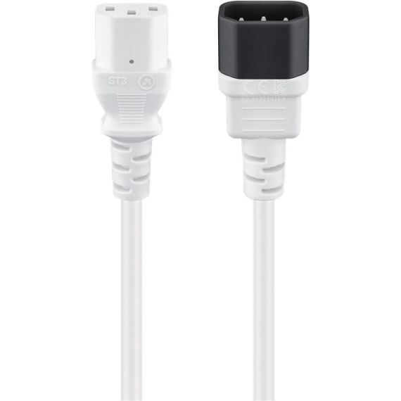 Prolunga apparecchio freddo, 0,5 m, bianco WE97581 Goobay