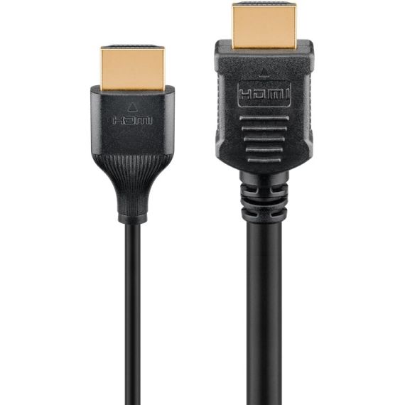 Slim Cavo HDMI ad alta velocità con Ethernet WE75293 Goobay