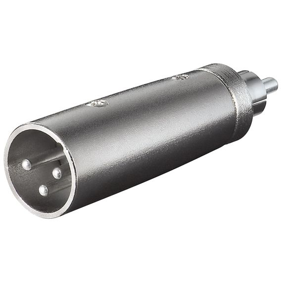 Adattatore XLR, da spina RCA a spina XLR WE27456 Goobay